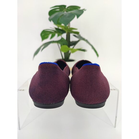 Rothy's Women's Burgundy Knit Slip On Flats Size 6.5 US - Picture 4 of 10